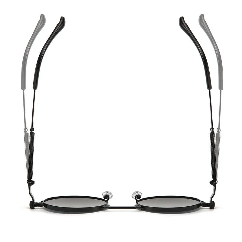 Retro Round Men Punk Style Sunglasses