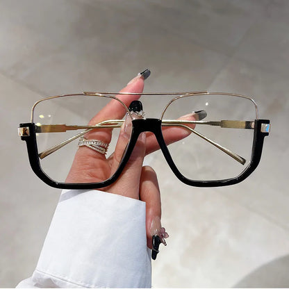 Korean Retro Large Frame Net Red Glasses