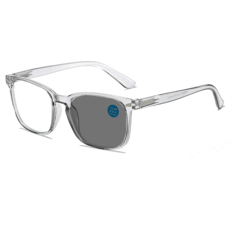 Anti-UV Far Sight Photochromic Reading Eyeglasses