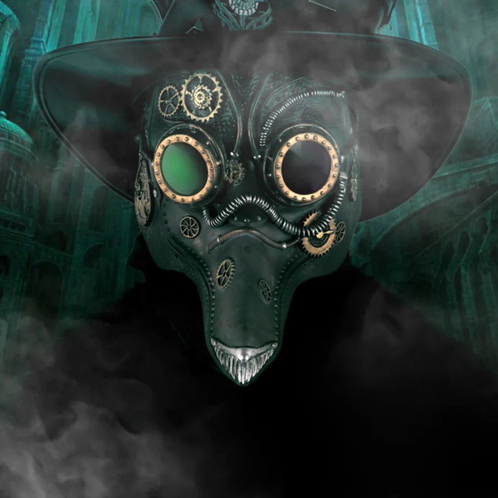 Bird Mask Long Nose Beak Cosplay Steampunk Halloween