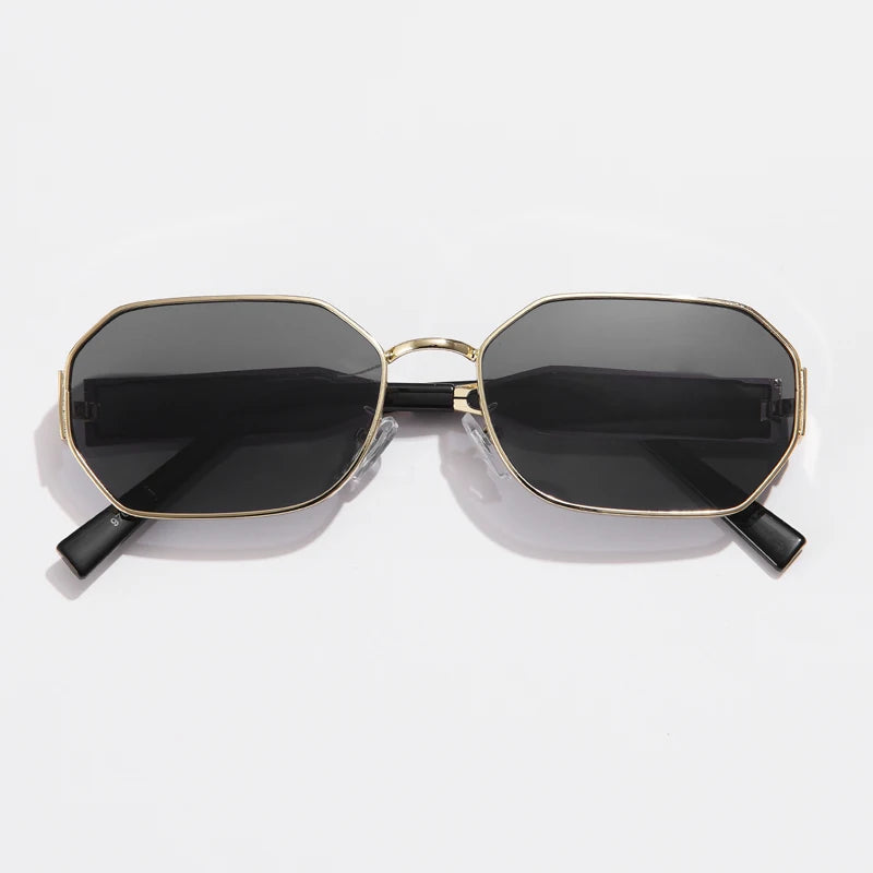 Retro Metal Vintage Fashion Sunglasses for Women's