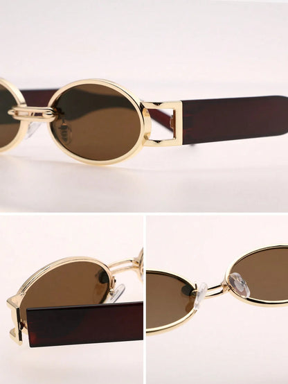 Unisex Luxury Oval Fashion Glasses
