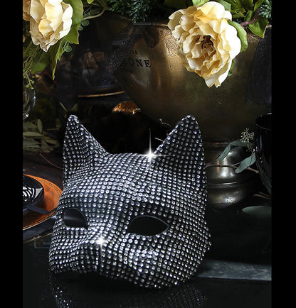 Sexy Cat Ear Bling Masks & Gloves