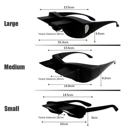 Lazy Creative Periscope Horizontal Reading Glasses