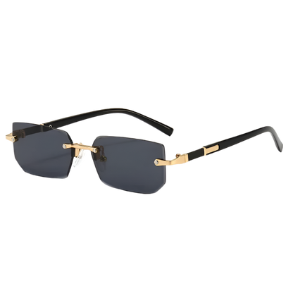 High-Definition Rimless Square Eyewear