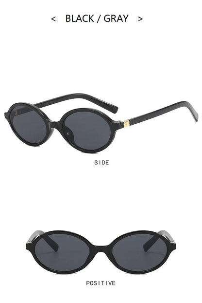 Cute Sexy Lovely Small Oval Leopard Sunglasses
