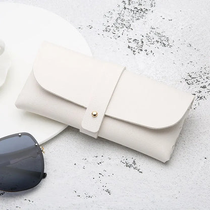 Classic Moulded Leather Protective Glasses Case