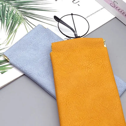 Glazzy Soft Leather Elastic Plate Glasses Case
