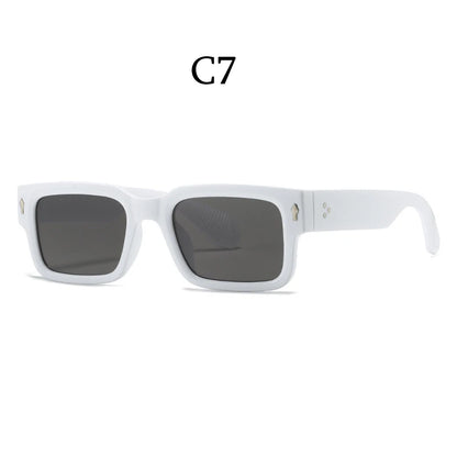 Classical Retro Square Rivet Sunglasses