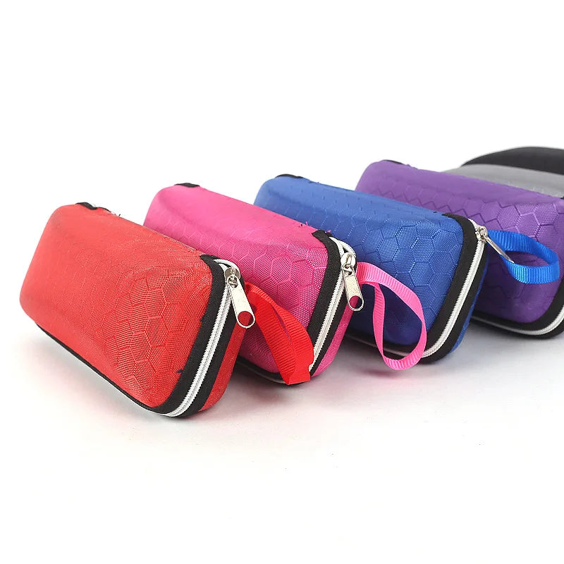Portable Lanyard Zipper Glasses Case