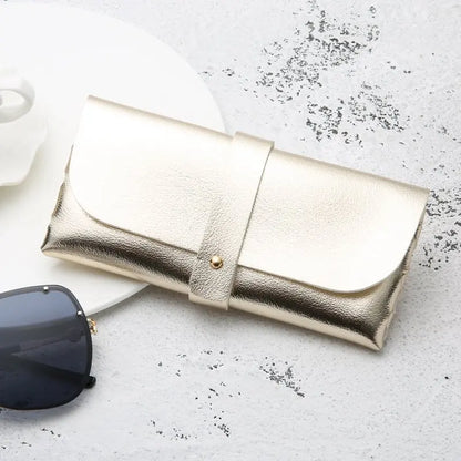 Classic Moulded Leather Protective Glasses Case