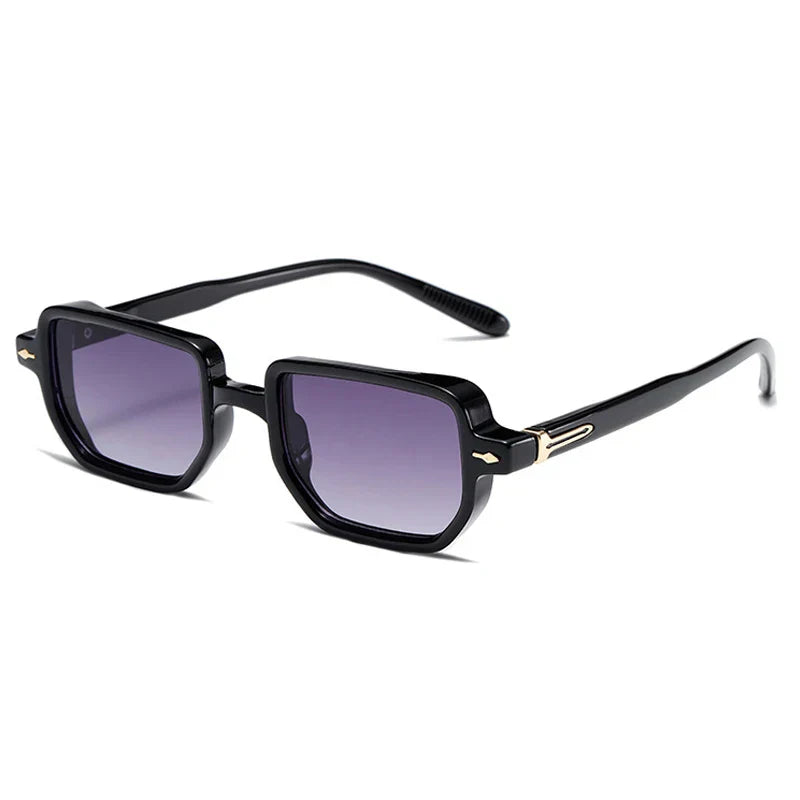 Retro Rectangle Punk Sunglasses