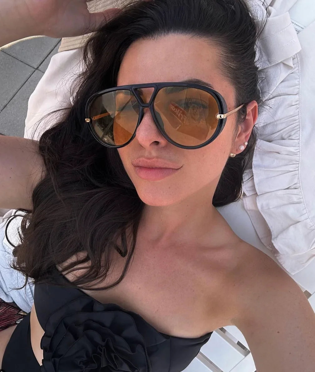 Women's Luxury Oversized Vintage Sunglasses