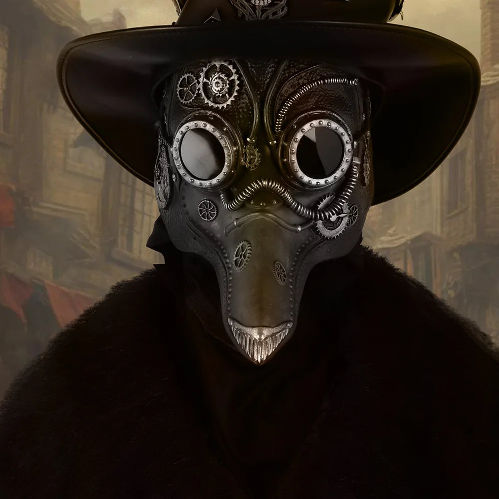 Bird Mask Long Nose Beak Cosplay Steampunk Halloween