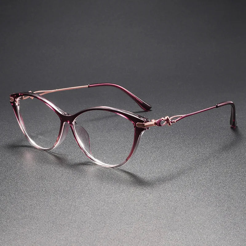 Cat Eye Oval Frame Blue Light Glasses for Women - retinosa