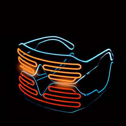 LED Luminous Halloween glasses