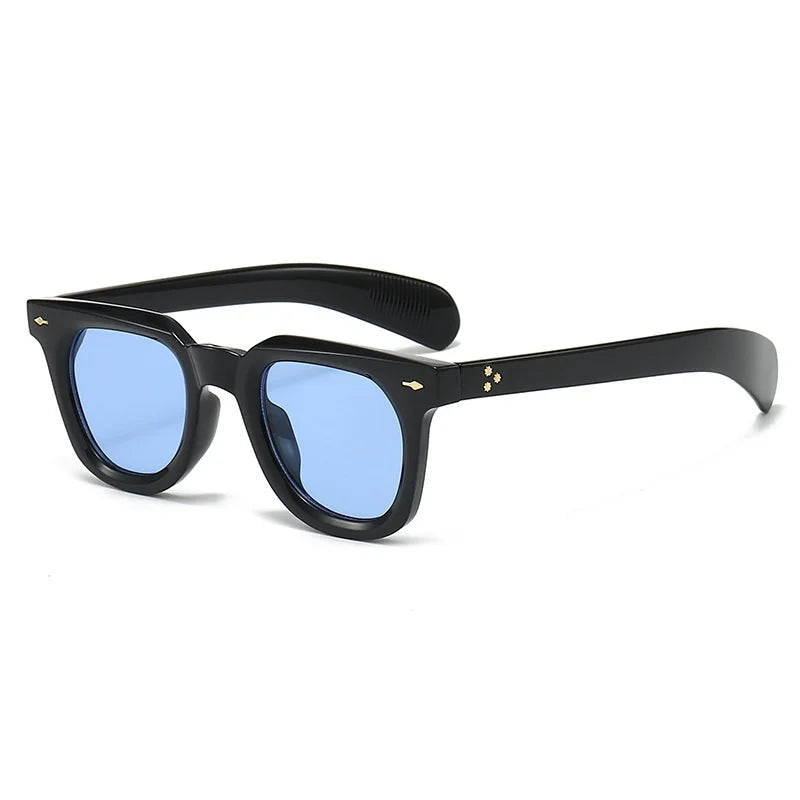 Vintage Square Rivet Sunglasses