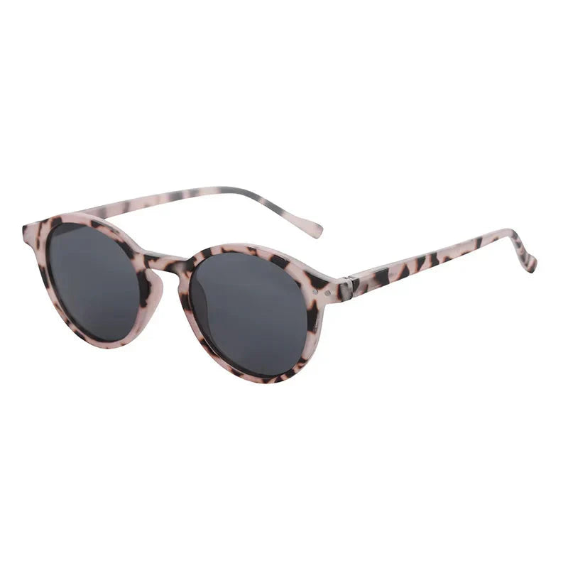 Retro Circular Polarized Sunglasses