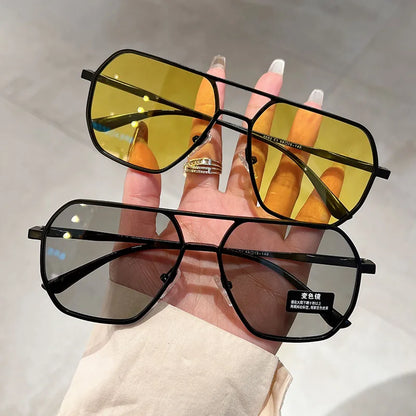 Vintage Polarized Retro Men Fashion Black Shades
