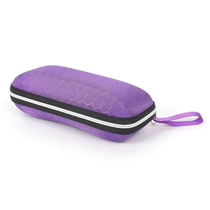 Portable Lanyard Zipper Glasses Case