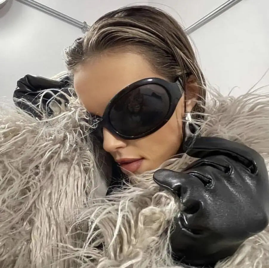 Women's Fashion Y2K Punk Oversized Shades