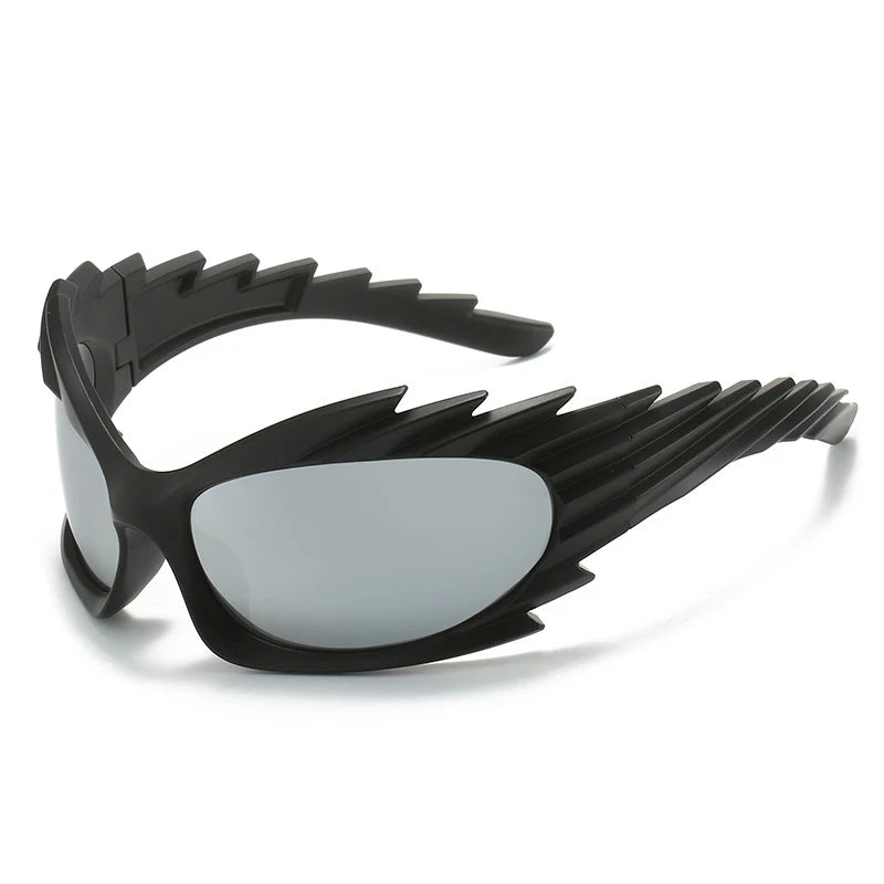 Y2K Cat Eye Women Retro Gradient Mirror Sports Punk HELLOWEEN Sunglasses