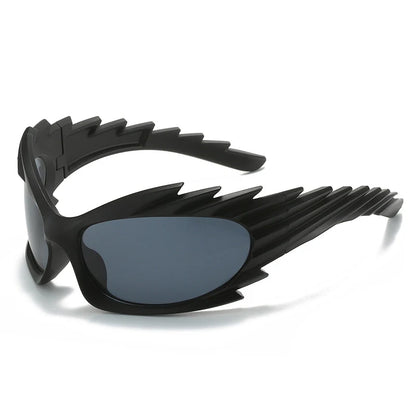 Y2K Cat Eye Women Retro Gradient Mirror Sports Punk HELLOWEEN Sunglasses