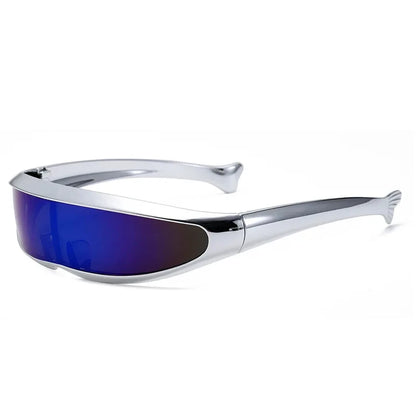 Futuristic One-piece Y2K Steampunk Sunglasses