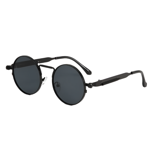Retro Round Men Punk Style Sunglasses