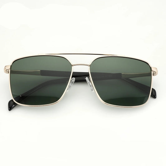 Anti-Blue Metal Aviator Prescription Progressive Sunglasses