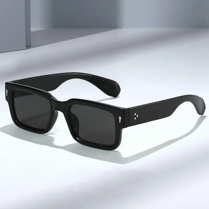 Classical Retro Square Rivet Sunglasses