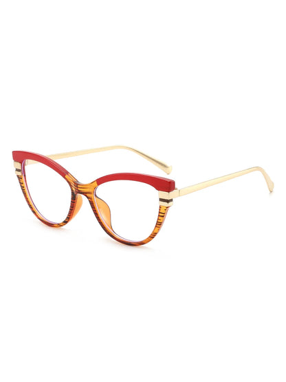 Chic retro cat-eye blue light glasses - retinosa