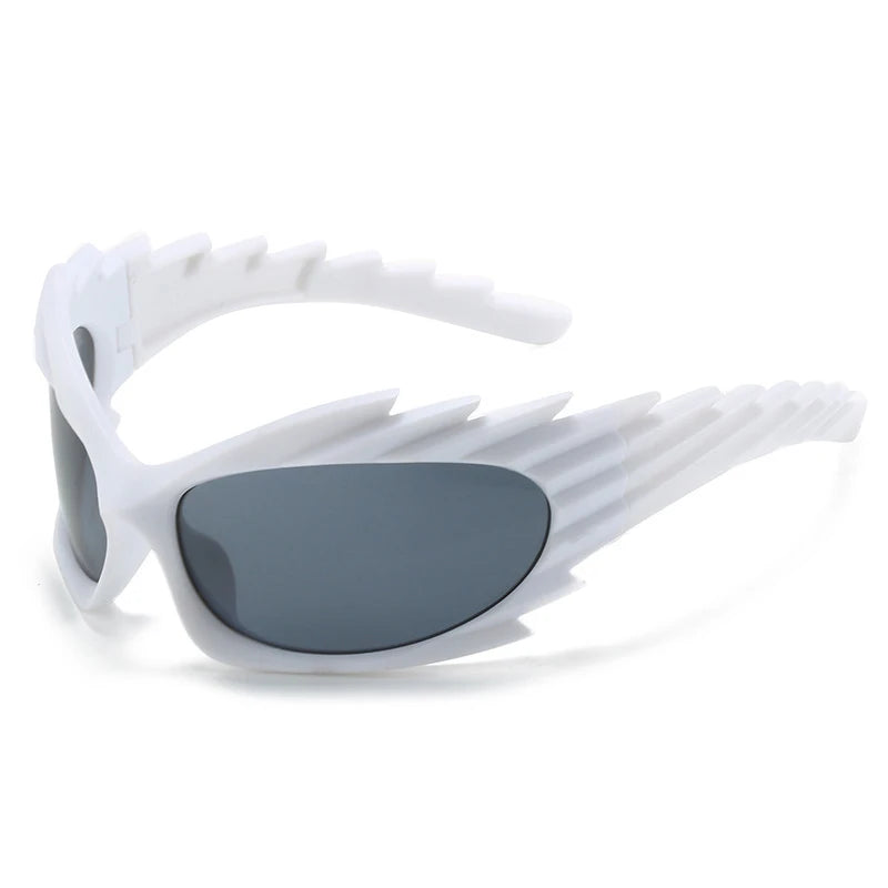 Y2K Cat Eye Women Retro Gradient Mirror Sports Punk HELLOWEEN Sunglasses