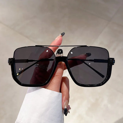 Korean Retro Large Frame Net Red Glasses