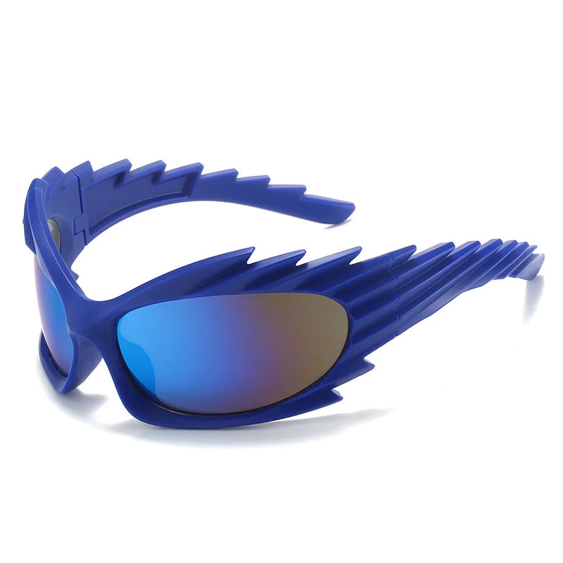 Y2K Cat Eye Women Retro Gradient Mirror Sports Punk HELLOWEEN Sunglasses