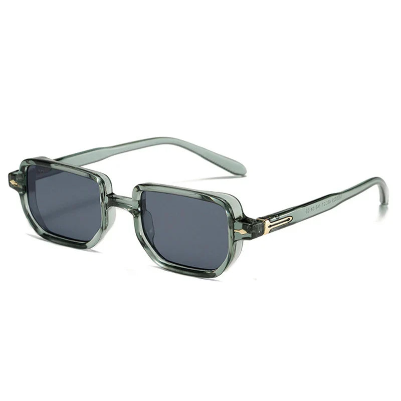 Retro Rectangle Punk Sunglasses