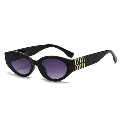 MUI Glamour Oval Cat Eyes Stylish Fashion Sunglasses