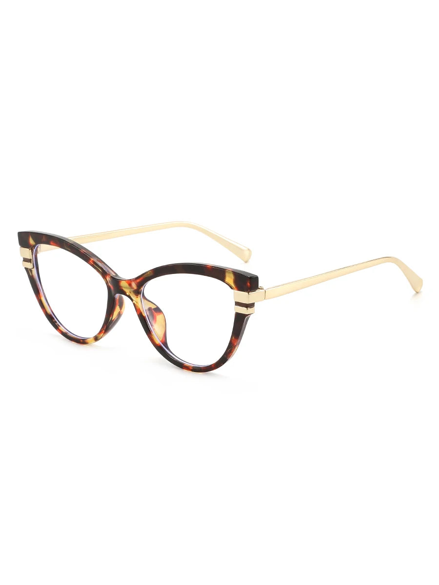 Chic retro cat-eye blue light glasses - retinosa