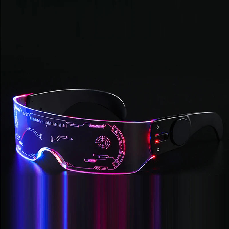 LED Neon Luminous Glow Party Glasses