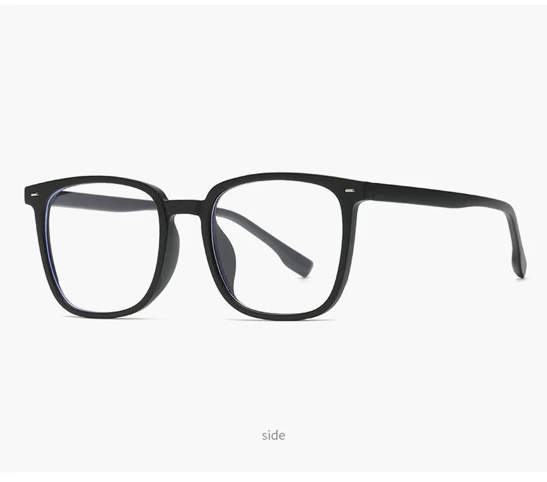 Black Anti-Blue Light Computer Unisex Square sunglasses