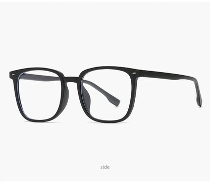 Black Anti-Blue Light Computer Unisex Square sunglasses