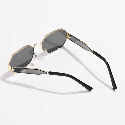 Retro Metal Vintage Fashion Sunglasses for Women's