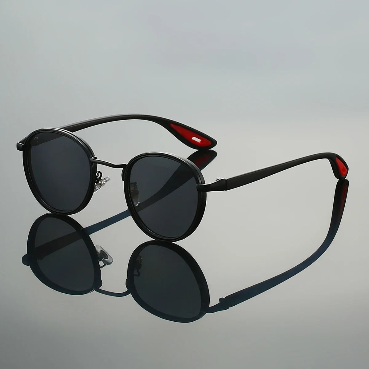 Unisex Vintage Round Metal – Luxury Punk Fashion Sunglasses
