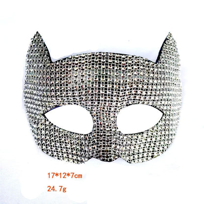 Sexy Cat Ear Bling Masks & Gloves