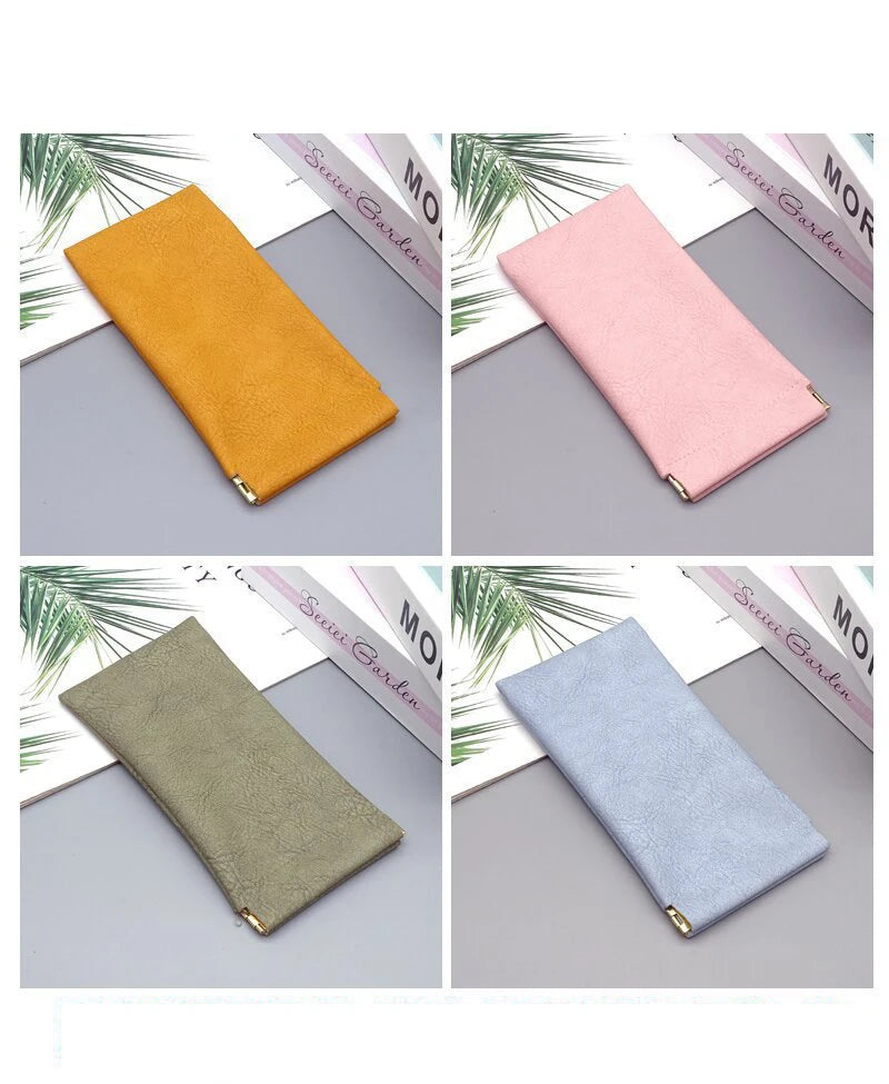 Glazzy Soft Leather Elastic Plate Glasses Case