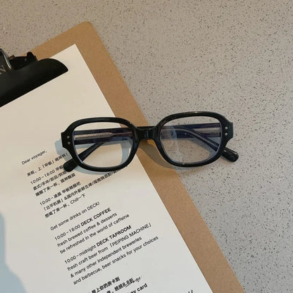 Retro Square Frame Blue Light Blocking Reading sunglasses