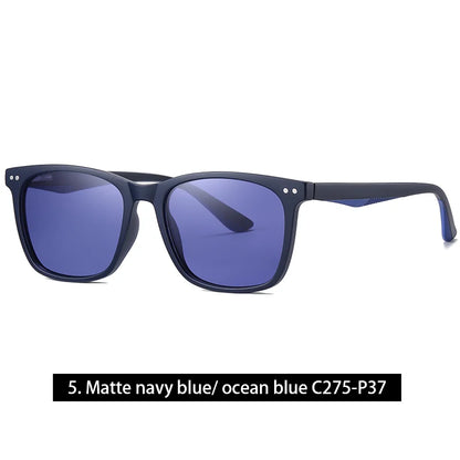 Retro Transparent Korean Square Polarized Sunglasses