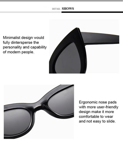 Cat Eye Fashion SunGlasses for Female - retinosa