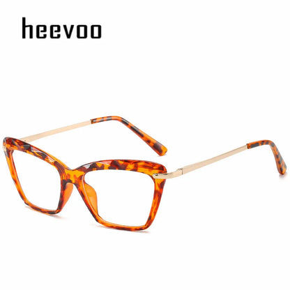 Transparent Stylish Women Cat Eye Glasses - retinosa