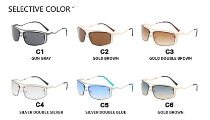 2025 Y2K Sports Punk Sunglasses - retinosa